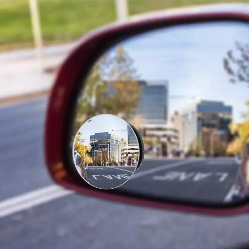 PAR ESPEJOS RETROVISOR AUTO PUNTO CIEGO ZONA MUERTA 360GRADO - 3