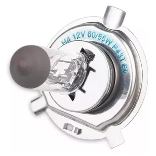 PAR AMPOLLETAS HALÓGENAS AUTOS 12V 55W 3200K MODELO H4 - 2