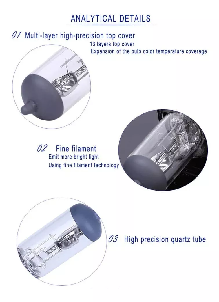 PAR AMPOLLETAS HALÓGENAS AUTOS 12V 55W 3200K MODELO H4 - 5