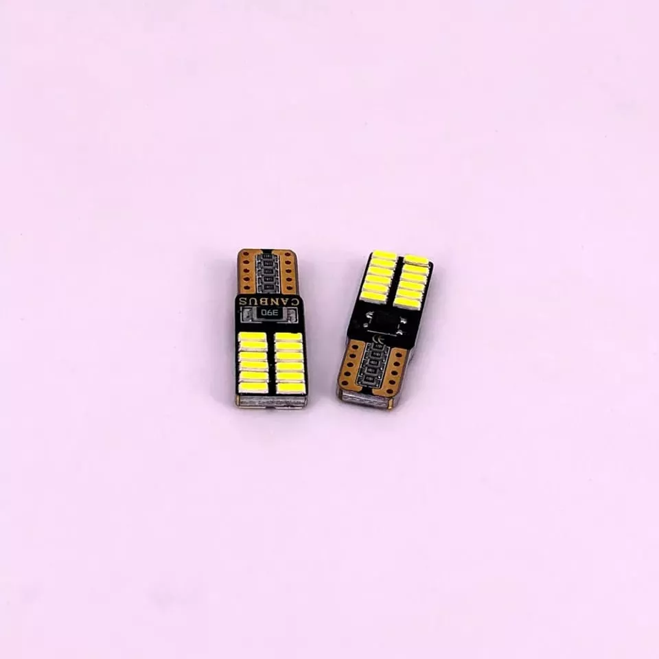 AMPOLLETA LED T10 W5W ANTIERROR CANBUS 24LED 12V BLANCO FRIO - 3