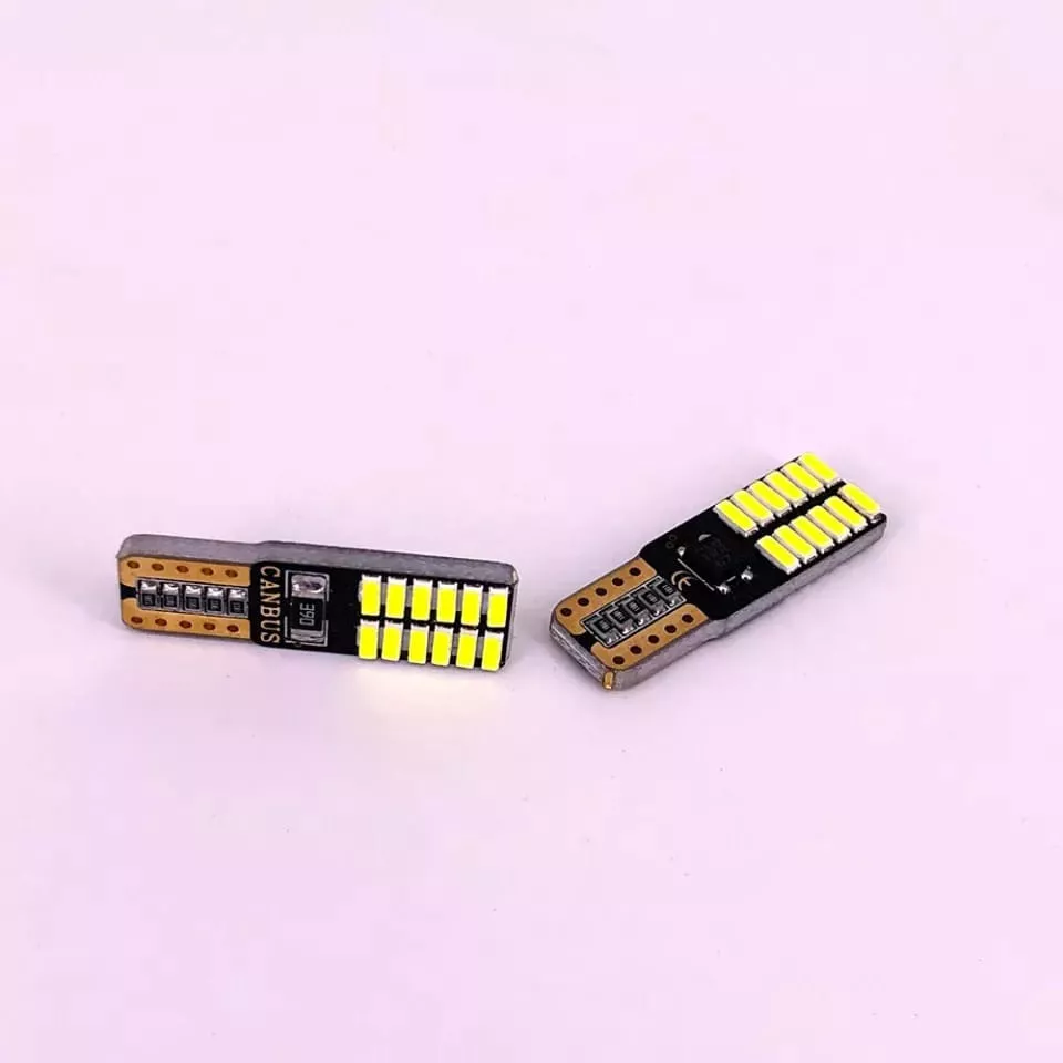 AMPOLLETA LED T10 W5W ANTIERROR CANBUS 24LED 12V BLANCO FRIO - 5