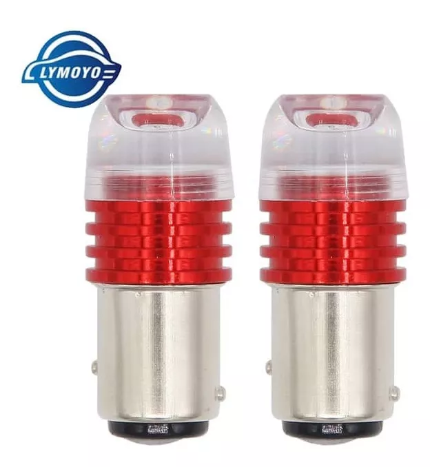 PAR AMPOLLETA LED DOBLE CONTACTO BAY15D P21/5W1157 ROJO DEST - 1