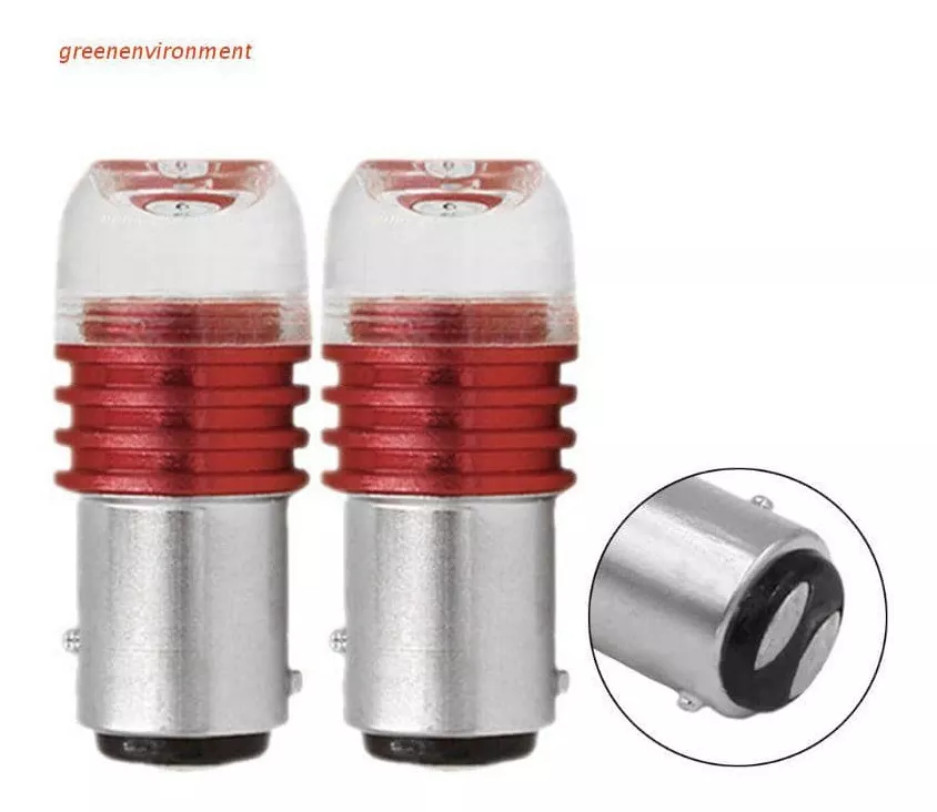 PAR AMPOLLETA LED DOBLE CONTACTO BAY15D P21/5W1157 ROJO DEST - 3