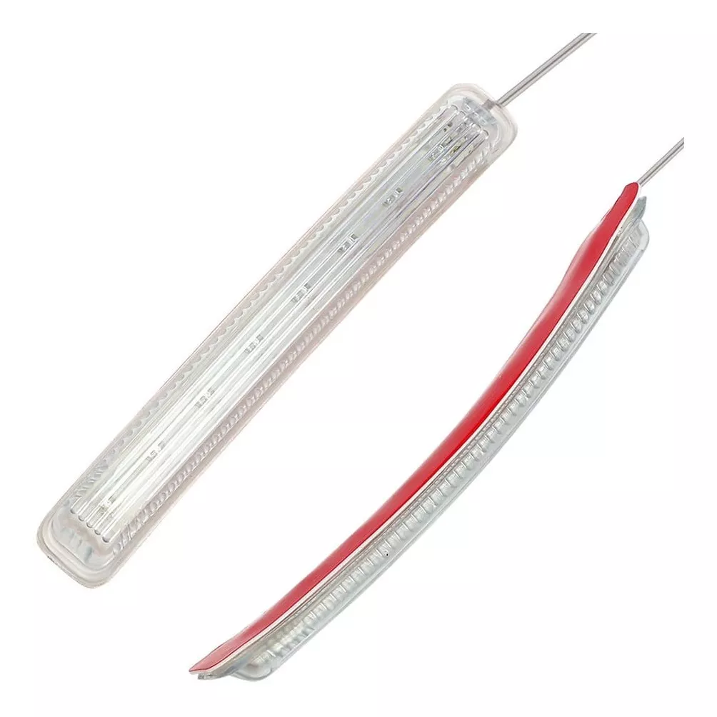 LUZ LED DE CRUCE AMBAR PARA ESPEJO RETROVISOR DE AUTO - 4