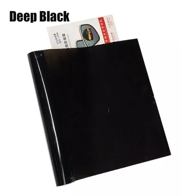 VINILO ADHESIVO DECORATIVO PARA FOCOS DE AUTOS 1MTR X 30CM - 1