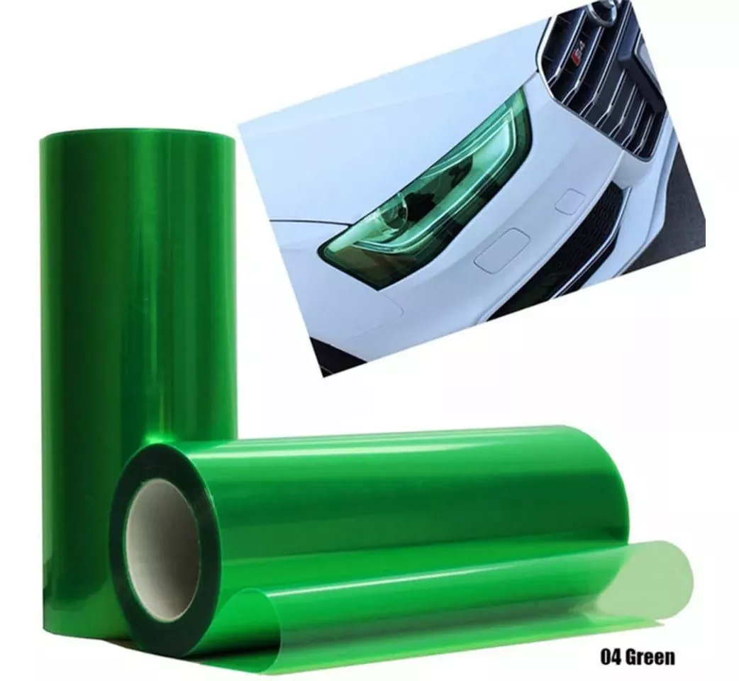 VINILO ADHESIVO DECORATIVO PARA FOCOS DE AUTOS 1MTR X 30CM - 1
