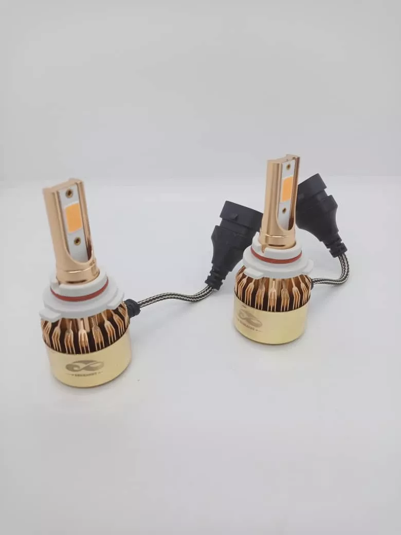 PAR AMPOLLETAS TURBOLED 9006 12.000LM 100WATTS 12V ROSADO - 3
