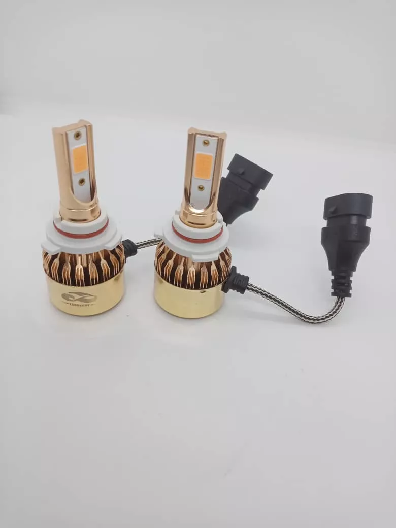 PAR AMPOLLETAS TURBOLED 9006 12.000LM 100WATTS 12V ROSADO - 4