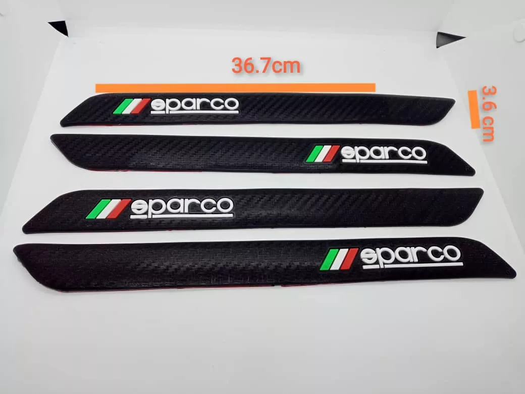 X4 TOPES ANTIGOLPES DE GOMA PARA BUMPER PARACHOQUES SPAR - 4