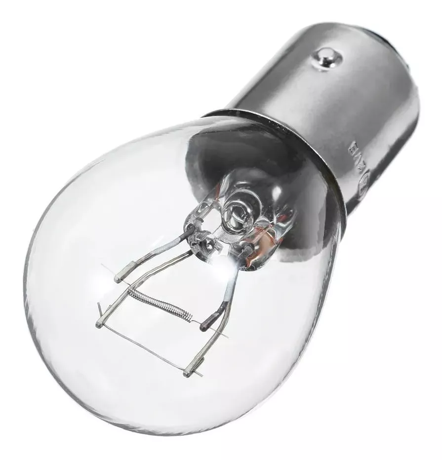 PAR AMPOLLETAS HALÓGENA AUTOS 12V 21/5W 3200K DOBLE CONTACTO - 3