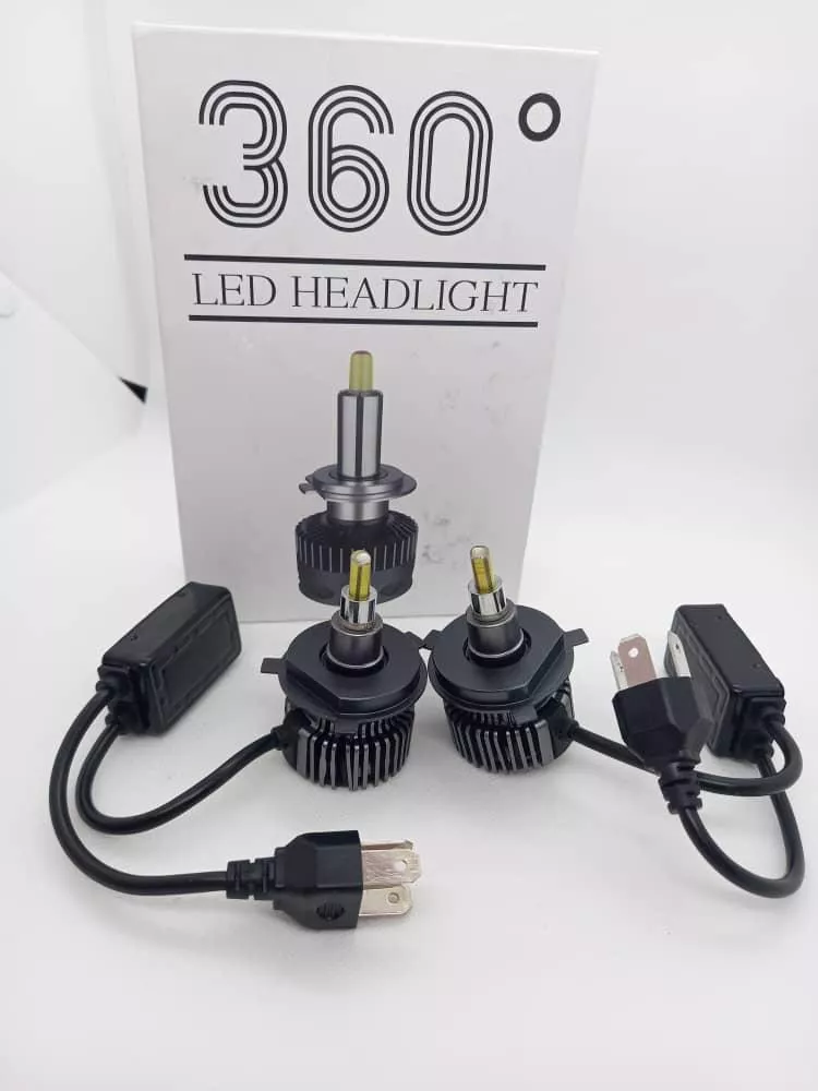 PAR AMPOLLETAS TURBOLED H4 LED HEADLIGHT 360 GRADOS 25.000LM - 1