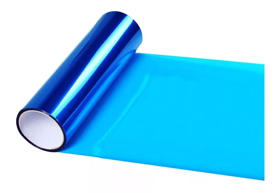 VINILO ADHESIVO DECORATIVO PARA FOCOS DE AUTOS 1MTR X 30CM - 1