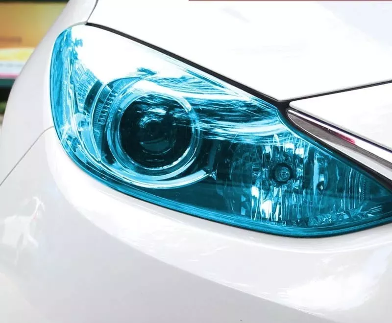 VINILO ADHESIVO DECORATIVO PARA FOCOS DE AUTOS 1MTR X 30CM - 2