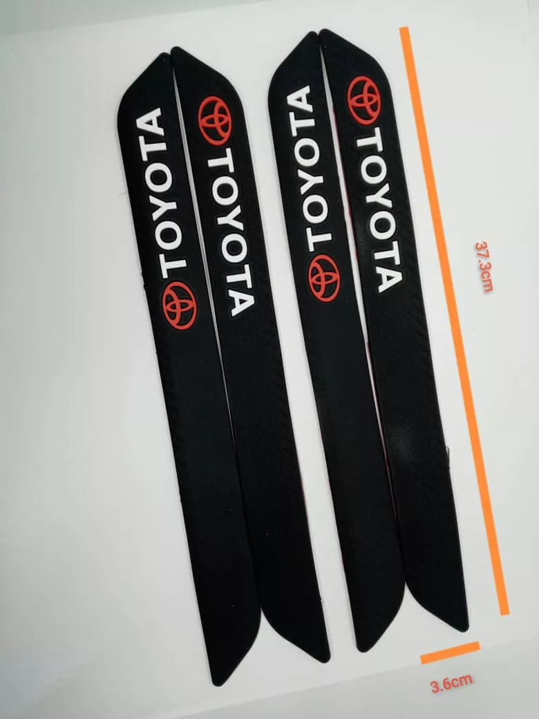 X4 TOPES ANTIGOLPES DE GOMA PARA BUMPER PARACHOQUES TOYO - 5