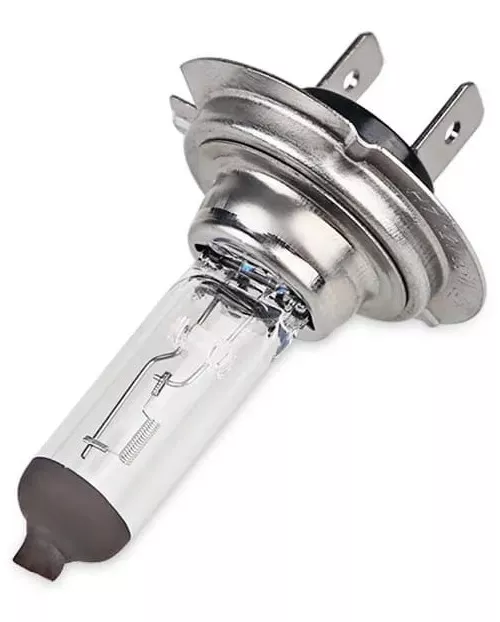 PAR AMPOLLETAS HALÓGENAS PARA AUTOS 12V 55W 3200K MODELO H7 - 1