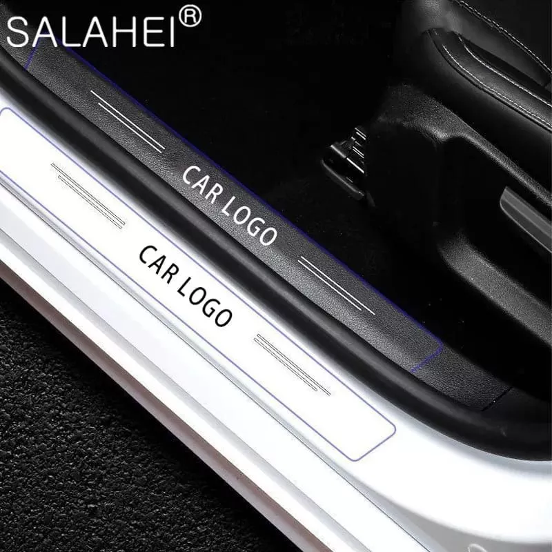 PEGATINA CUBRE SOCALOS PISADERAS VINILO TRANSPARENTE GEELY - 4