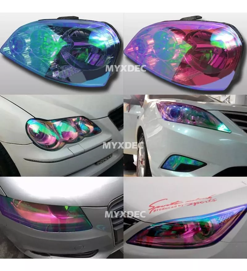 VINILO ADHESIVO DECORATIVO FOCOS AUTOS 1MTR X 30CM TORNASOL - 2