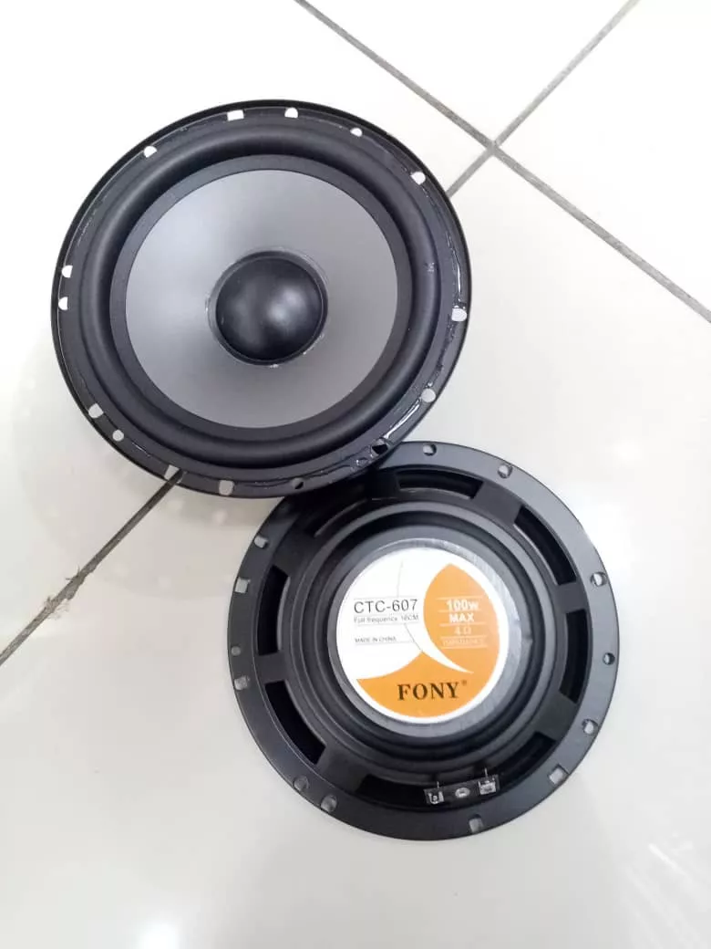 PAR DE MEDIOS 6.5 PULGAS 16CM 100WATTS 4 OHMS MOD-CTC-607 - 2
