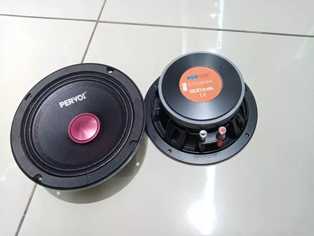 MEDIOS DE 6.5 16.5CM CTC-609A 300RMS 600W 4 OHM, EL PAR - 2
