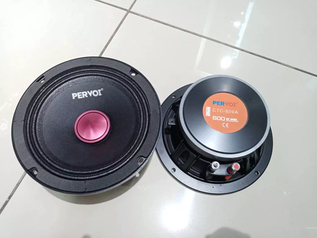 MEDIOS DE 6.5 16.5CM CTC-609A 300RMS 600W 4 OHM, EL PAR - 5