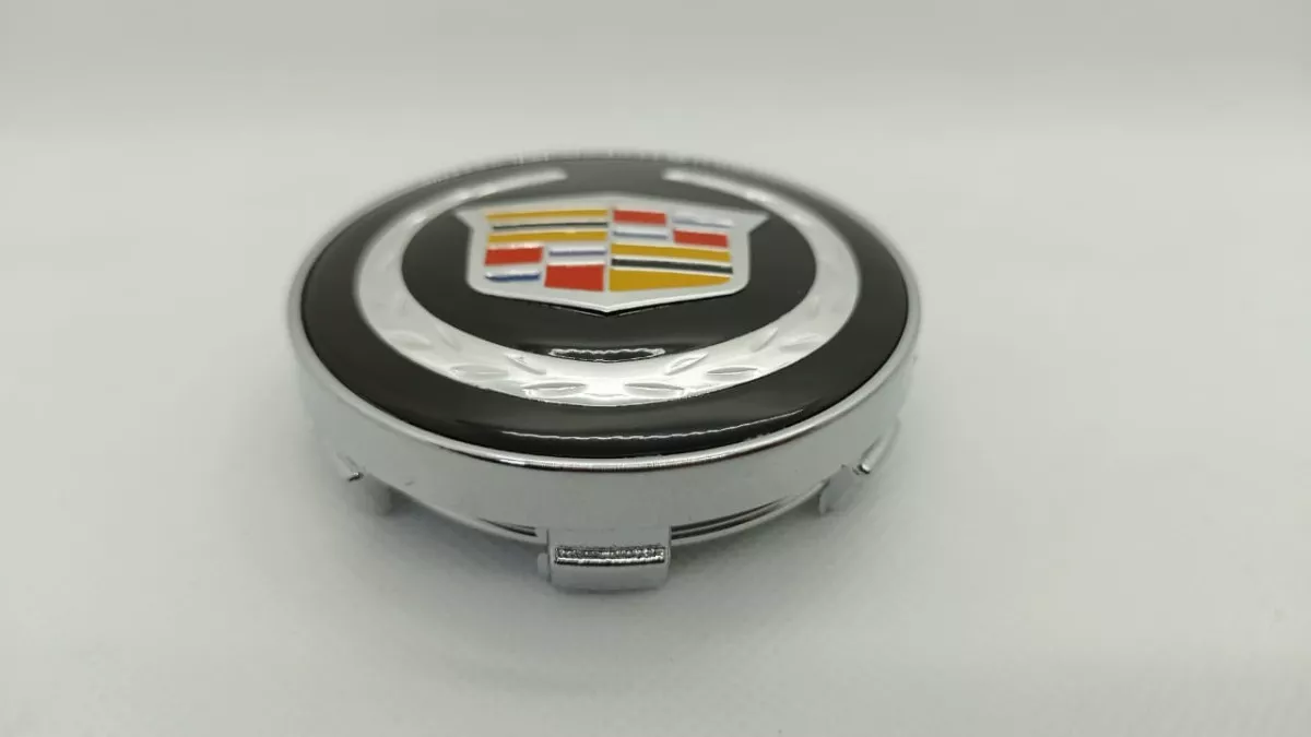 SET X4 TAPA CENTRO DE LLANTAS DE AUTOS 56MM CADILLAC N/P - 4