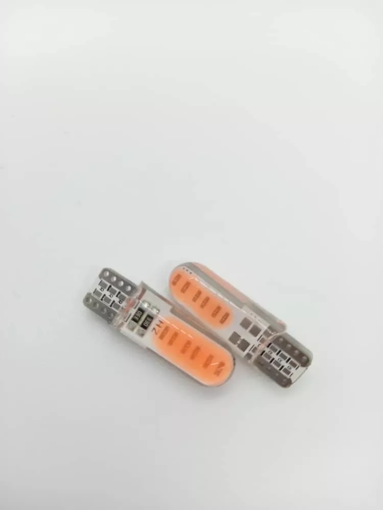 PAR AMPOLLETAS LED COLAPEZ COLOR POSICIÓN T10 W5W 12V ROSADO - 3