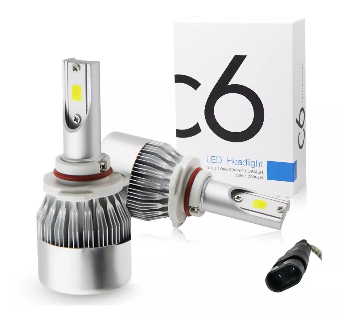 AMPOLLETAS TURBOLED 7600LM 72WATT 9005 9006 - 1