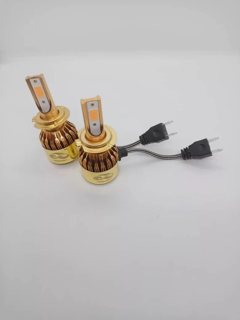 PAR AMPOLLETAS TURBOLED H7 12.000LM 100WATTS 12V ROSADO - 3