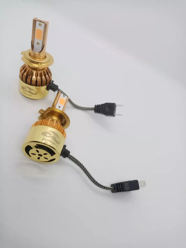 PAR AMPOLLETAS TURBOLED H7 12.000LM 100WATTS 12V ROSADO - 5