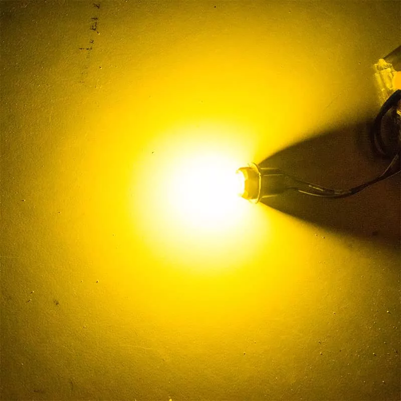 PAR AMPOLLETA LED COLA PEZ COLOR POSICIÓN T10 W5W 12V AMBAR - 3