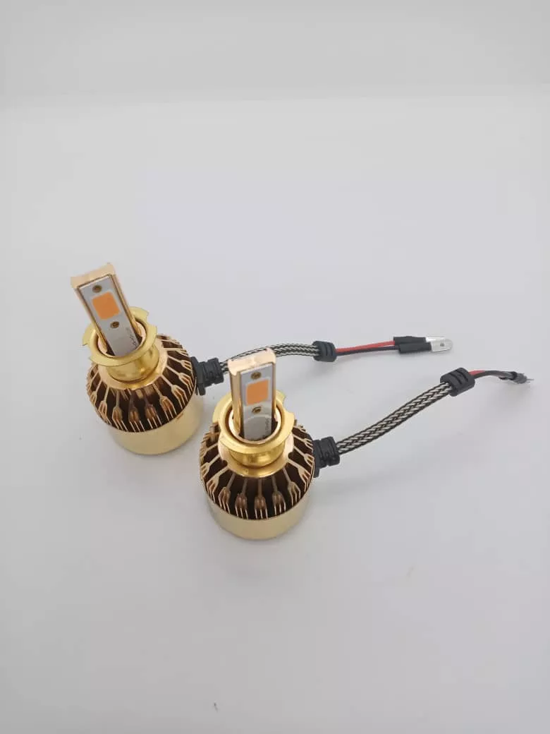 PAR AMPOLLETAS TURBOLED H3 12.000LM 100WATTS 12V ROSADO - 3
