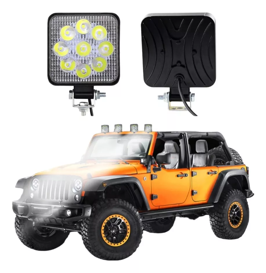 PAR NEBLINEROS LED 27WATT 2090LM C/U CUADRADO 10.5X10.5CM - 2