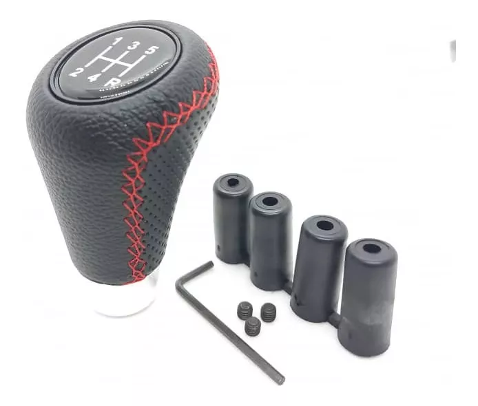 POMO PERILLA PALANCA DE CAMBIOS TUNNING CUERO PU - 5
