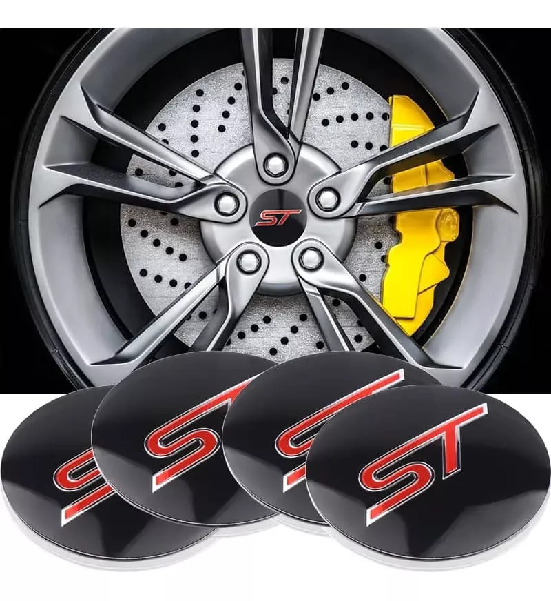 SET X4 TAPA CENTRO LLANTA AUTOS 56MM UNIVERSAL ST - 2