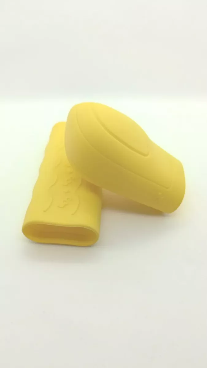 SET FUNDA POMO PERILLA CAMBIO FUNDA PALANCA GEL AMARILLO - 3