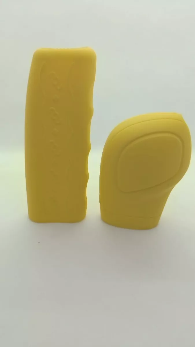 SET FUNDA POMO PERILLA CAMBIO FUNDA PALANCA GEL AMARILLO - 4