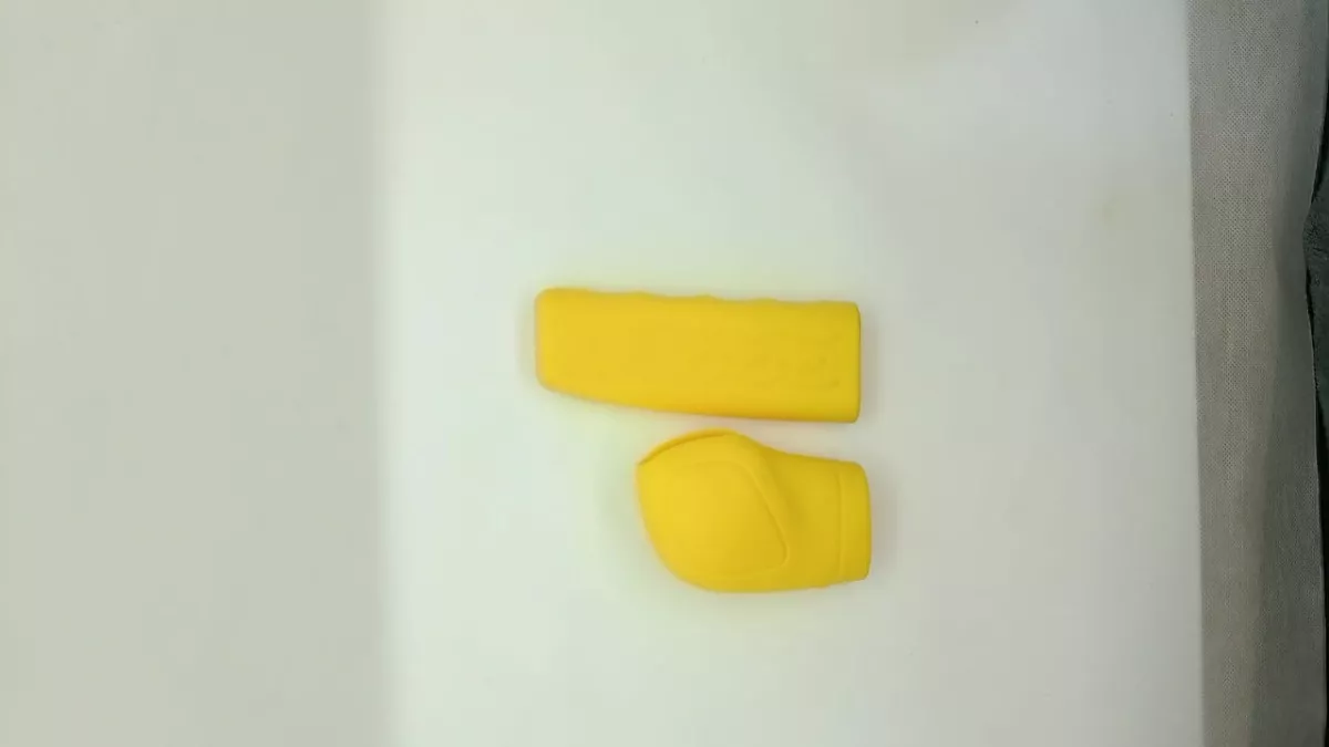 SET FUNDA POMO PERILLA CAMBIO FUNDA PALANCA GEL AMARILLO - 5
