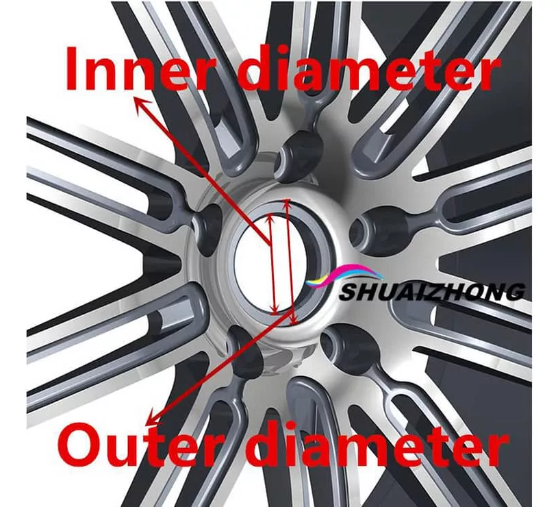 SET X4 TAPA CENTRO DE LLANTAS DE AUTOS 56MM UNIVERSAL CHERY - 3