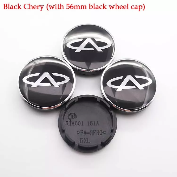 SET X4 TAPA CENTRO DE LLANTAS DE AUTOS 60MM UNIVERSAL CHER - 3