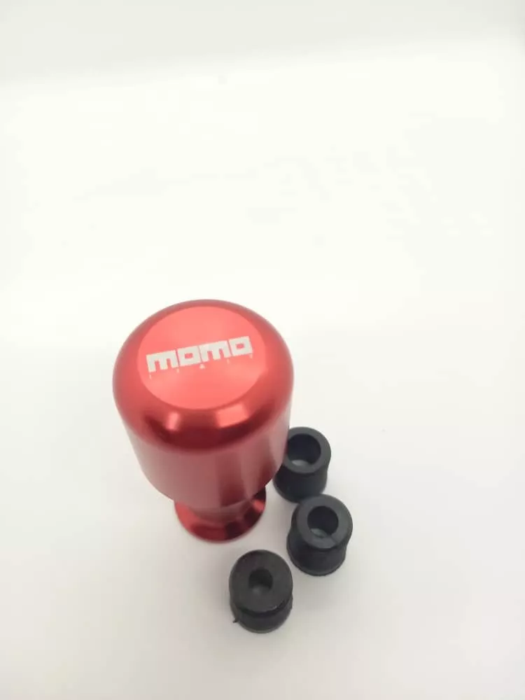 POMO PERILLA PALANCA DE CAMBIOS TUNNING MOMO UNIVERSAL ROJO - 4