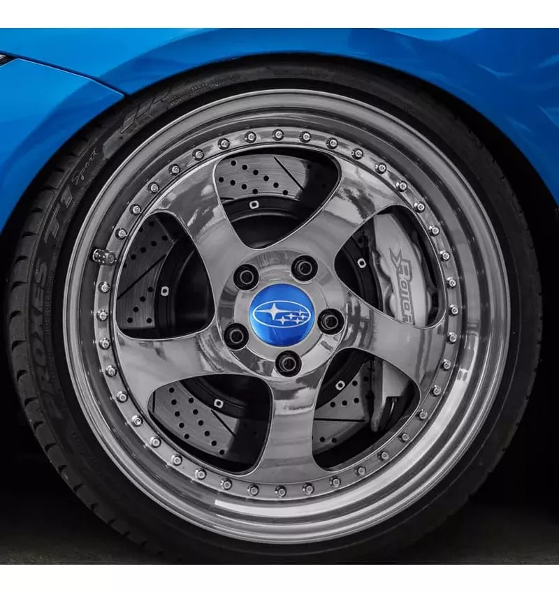 SET X4 TAPA CENTRO DE LLANTAS AUTOS 56MM SUBARU - 3