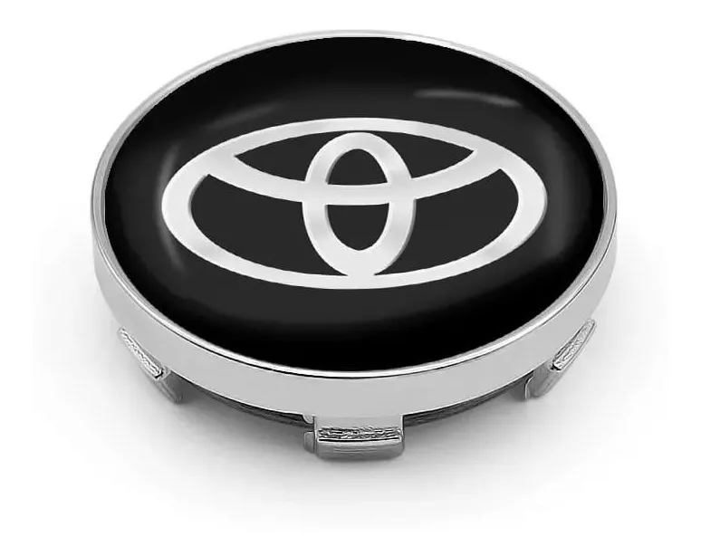 SET X4 TAPA CENTRO LLANTAS AUTO 56MM UNIVERSAL TOYOTA N/P - 2