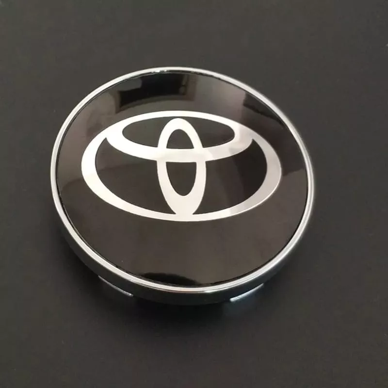 SET X4 TAPA CENTRO LLANTAS AUTO 56MM UNIVERSAL TOYOTA N/P - 5