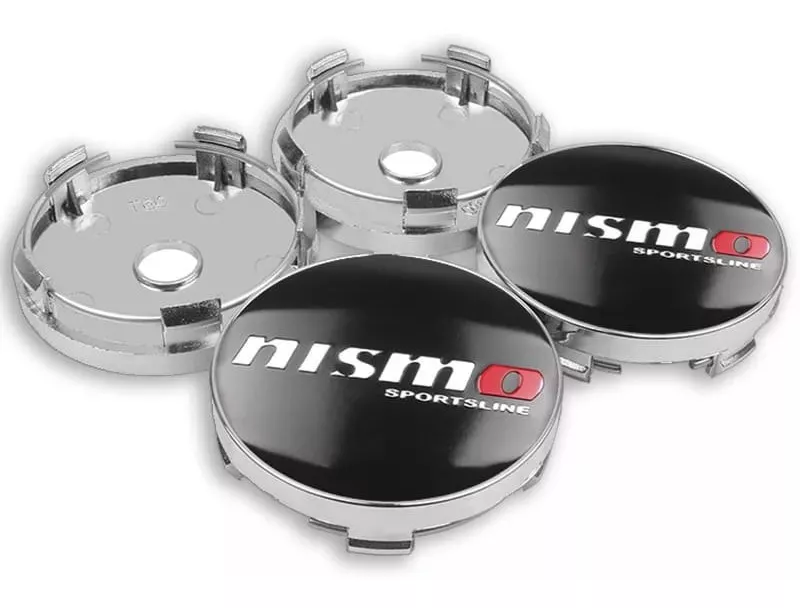 SET X4 TAPA CENTRO LLANTAS AUTO 56MM UNIVERSAL NISMO - 1