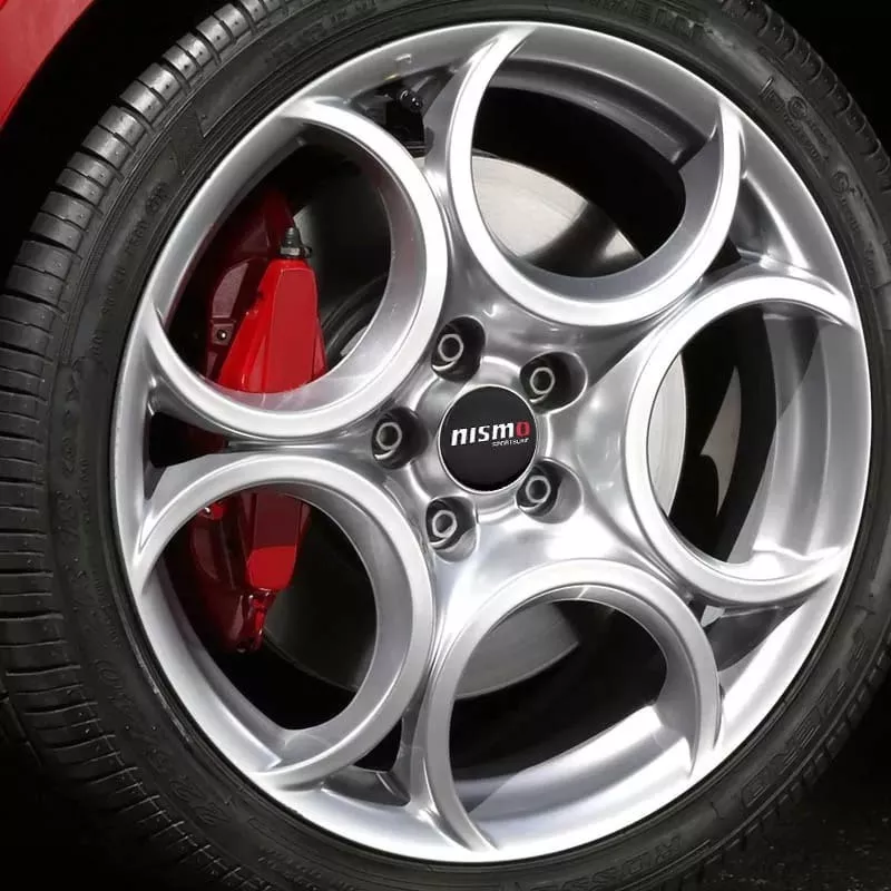 SET X4 TAPA CENTRO LLANTAS AUTO 56MM UNIVERSAL NISMO - 4