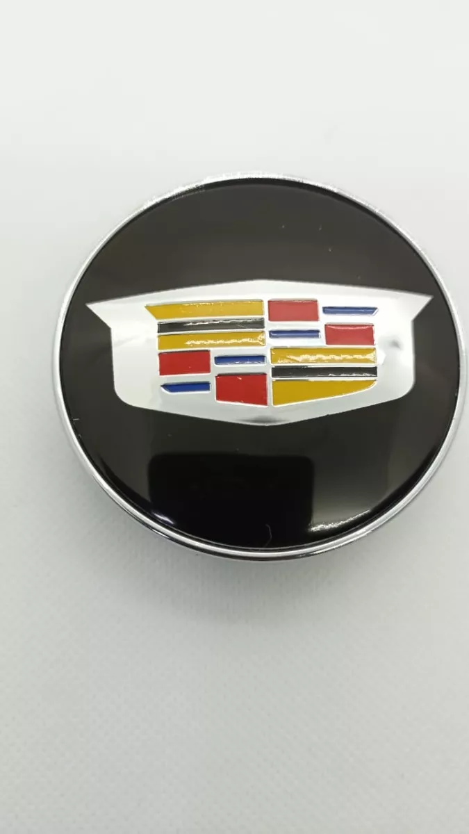 SET X4 TAPA CENTRO DE LLANTAS DE AUTOS 60MM CADILLAC N - 4