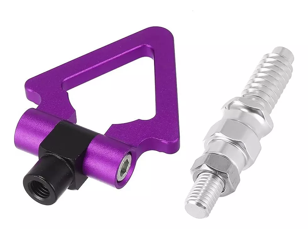 GANCHO REMOLQUE PARA AUTOS DELANTERO Y TRASERO DE ALUMINIO - 3