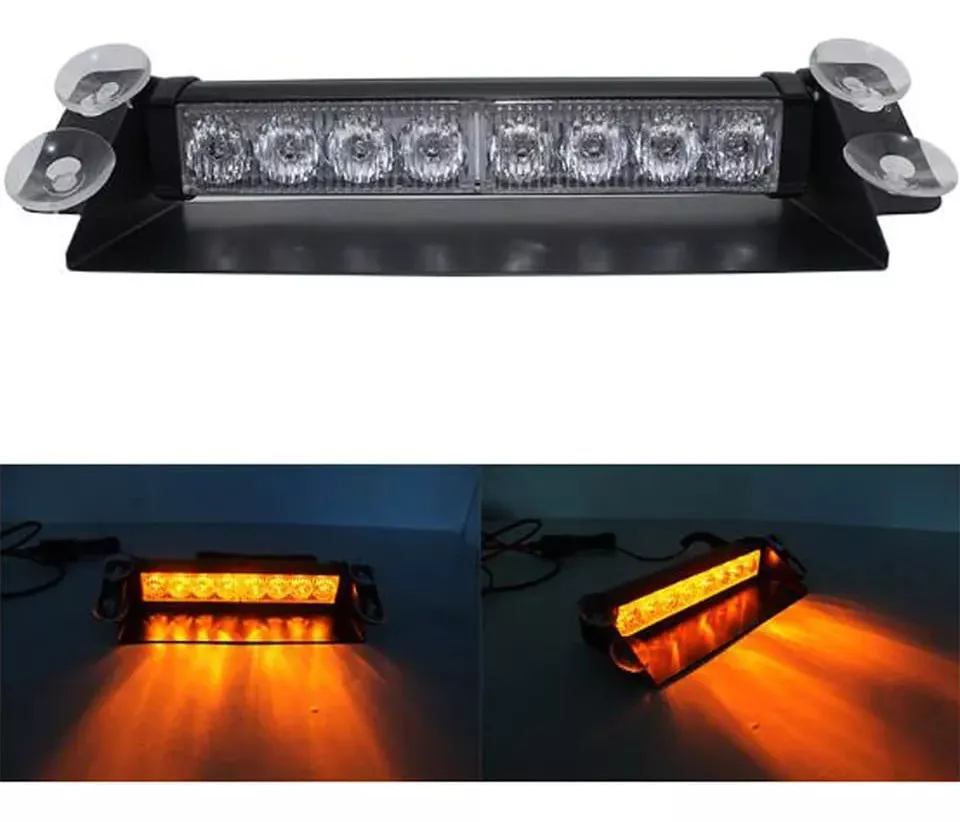 LUZ BALIZA DESTELLANTE ESTROBOSCÓPICA ADVERTENCIA PARABRISAS - 2