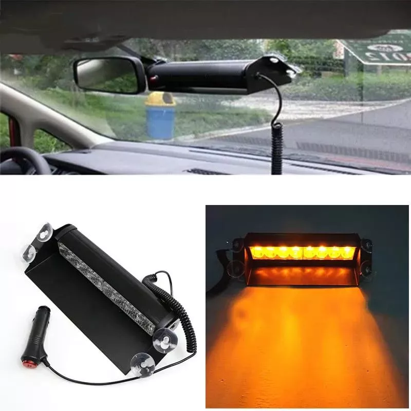 LUZ BALIZA DESTELLANTE ESTROBOSCÓPICA ADVERTENCIA PARABRISAS - 3