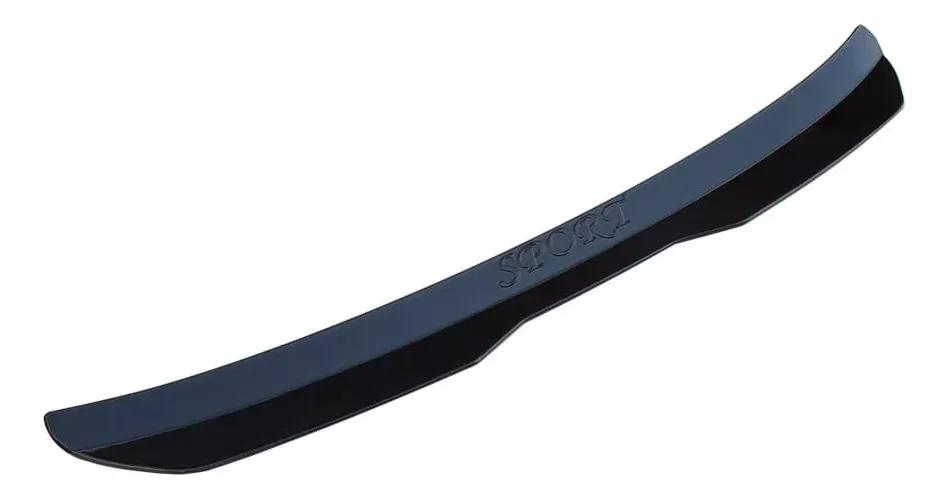 ALERÓN TRASERO PLASTICO TUNNING TIPO BMW COLOR NEGRO MATE - 1